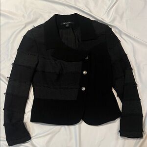 Insight Women's Black Blazer with Button Detail